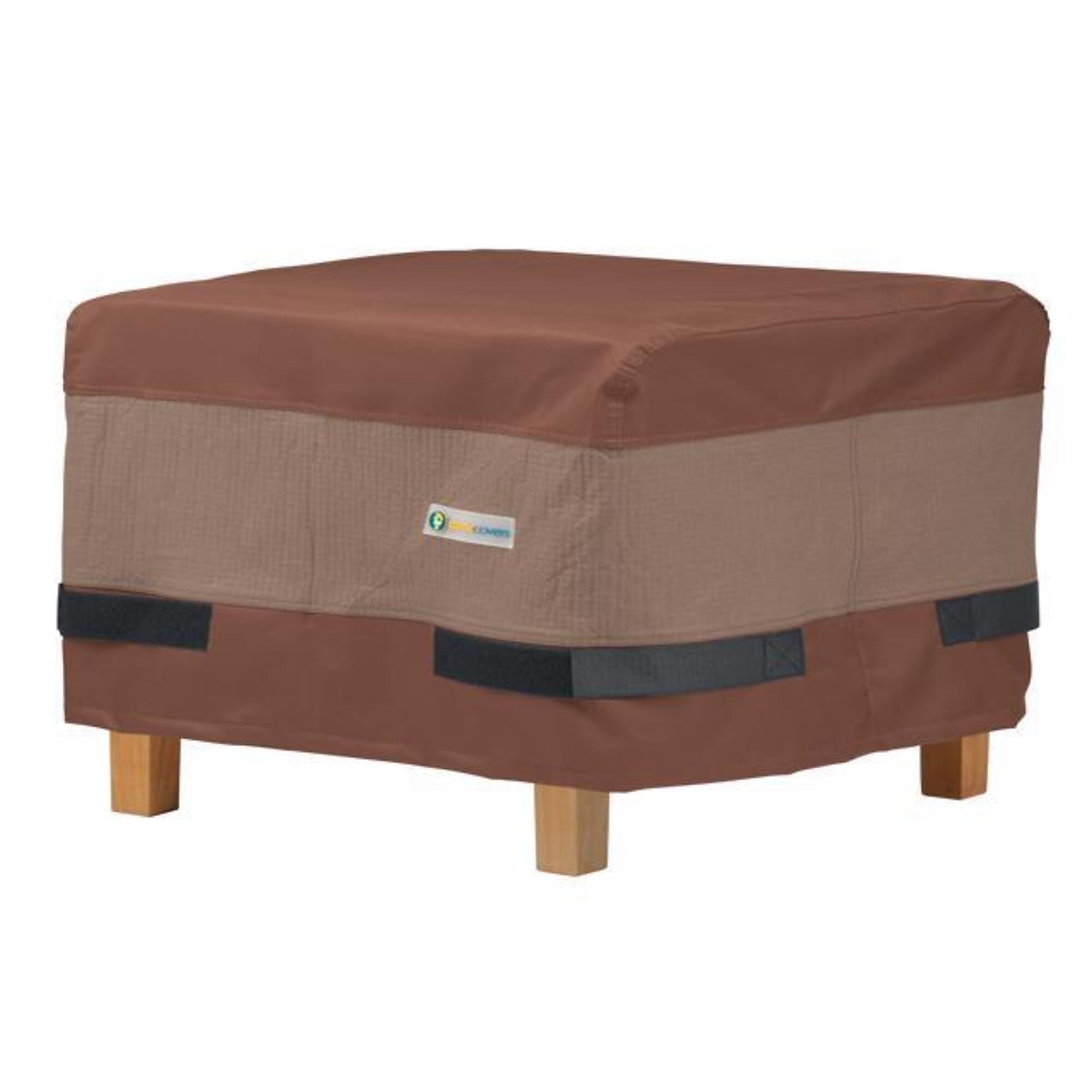 Classic Accessories, Ultimate Ottoman Cover Square, Cover Type Small Table/Ottoman, Primary Color Beige, Primary Material Polyester, Model# UOT222218